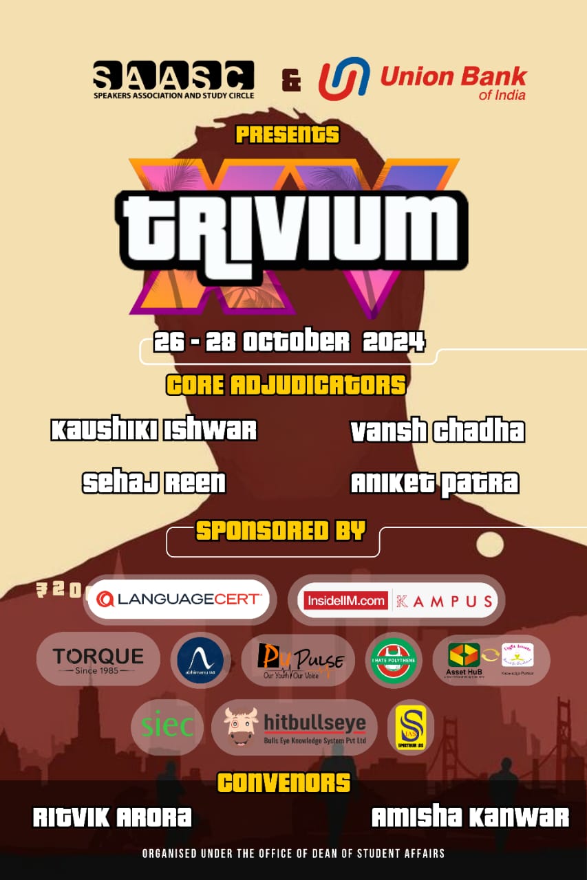 PEC is hosting 15th Edition of Trivium from 26th to 28th October, 2024